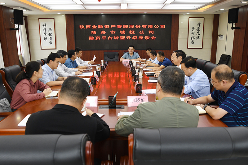 陜金資公司黨委委員、副總經(jīng)理寧軍興一行蒞臨公司調(diào)研融資平臺(tái)轉(zhuǎn)型升級(jí)工作
