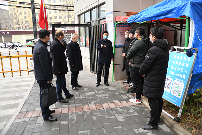 市委組織部常務(wù)副部長胡仁強一行赴公司督導(dǎo)檢查疫情防控工作